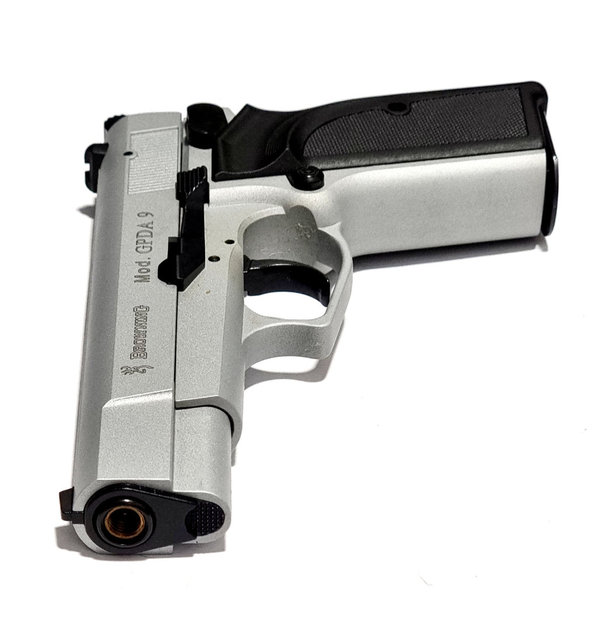 Browning GPDA 9, 9 mm P.A.K, Chrushed-Silver, Schreckschuss Pistole
