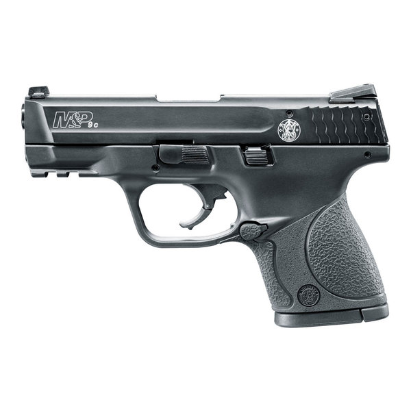 Smith & Wesson M&P9c 9 mm P.A.K. Schreckschuss Pistole schwarz incl 2 Magazine12 +15 Schuß, ab18J.