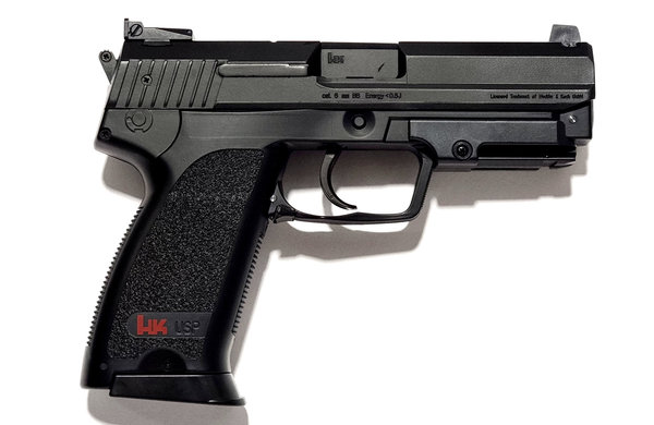 Heckler & Koch USP 6 mm BB - Schwarz Airsoft Pistole, Electric, 0,5 Joule, ab 14 Jahre