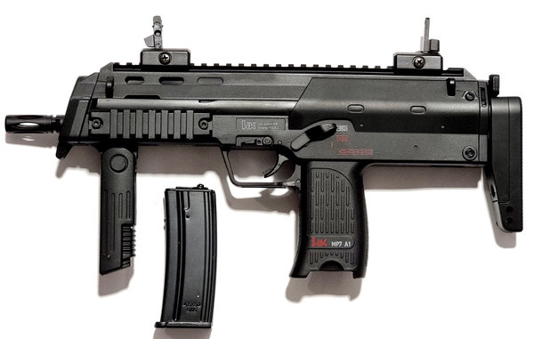 Heckler & Koch MP7 A1 6 mm BB, Airsoft Pistole, schwarz,  Electric, 0,5 Joule, ab 14 J.