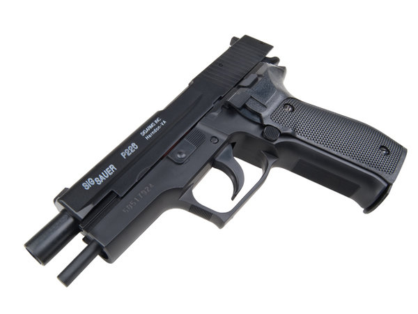 Sig Sauer P226 H.P.A. Metalslide, Air Soft Federdruck Pistole ab 14 Jahren mit 0,5 Joule, schwarz