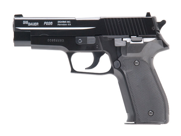 Sig Sauer P226 H.P.A. Metalslide, Air Soft Federdruck Pistole ab 14 Jahren mit 0,5 Joule, schwarz