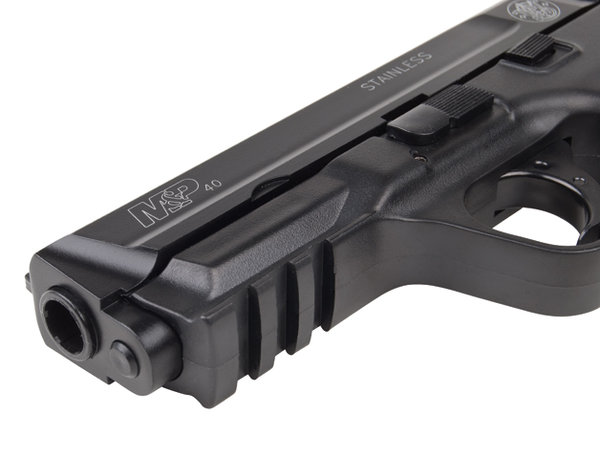 Smith&Wesson M&P40 , 6 mm Federdruck Airsoft Pistole, 0,5 Joule, schwarz, ab 14 J.