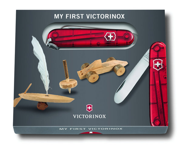 Victorinox- My First Victorinox, rot transparent