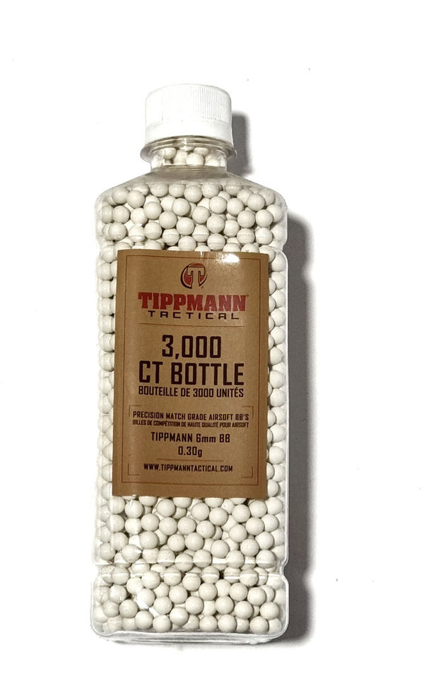 Tippmann Tactical 6 mm Bio BBs 0,30 g 3000  Stück  , weiß in Flasche