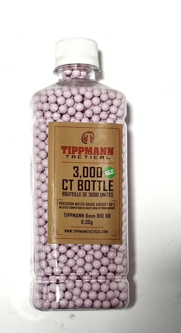 Tippmann  6 mm Bio BBs 0,30 g 3000 Stück , violett in Flasche