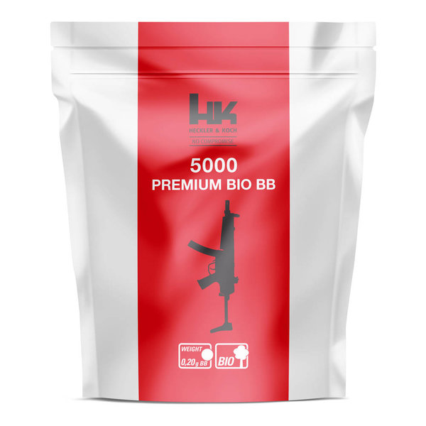 Heckler & Koch Premium Bio BBs 0,20 g - 5000 Stk. Airsoft Munition