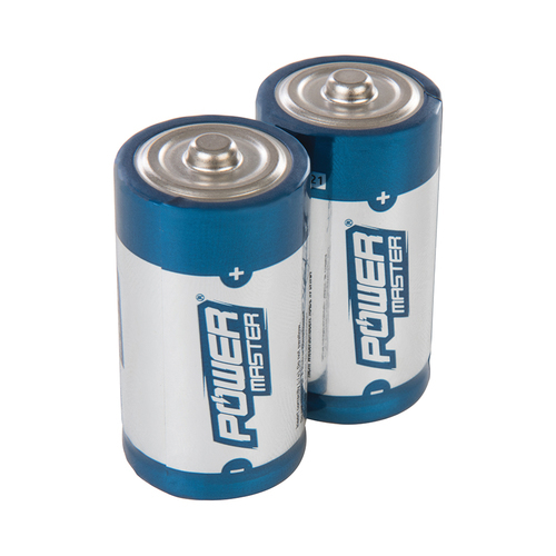 Power Master Super-Alkali-Batterien, Typ C, LR14, Doppelpckg.
