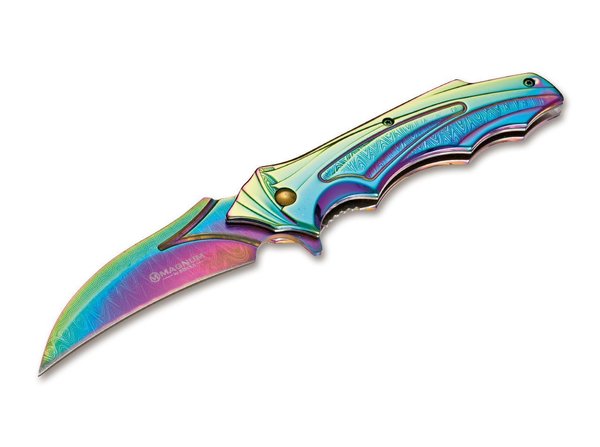 Taschenmesser Magnum by Böker - Rainbow Hawk   , Federunterstützt