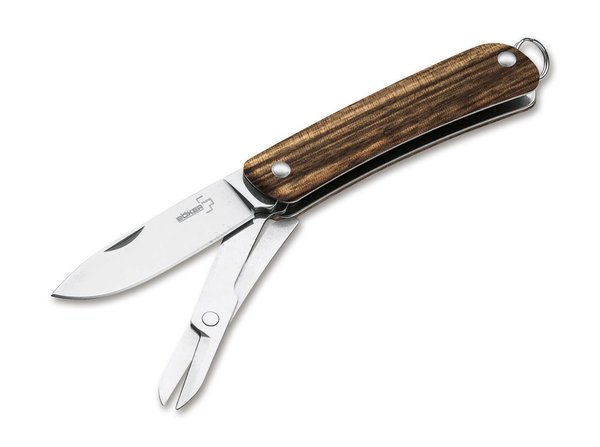 Magnum by  Böker Plus Mini Tech Tool Zebrawood 3,  kleines Multitool für den Schlüsselanhänger, Holz
