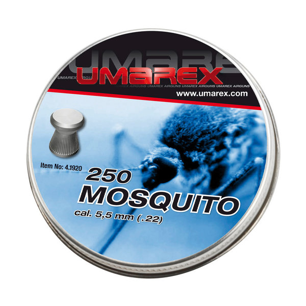 Umarex Mosquito 5,5 mm (.22) -250 Schuss Airgun Munition,  geriffelt.