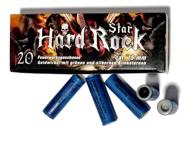 Umarex Hard Rock Star Feuerwerksterne Signaleffekte  - Inhalt: 20 Stk.