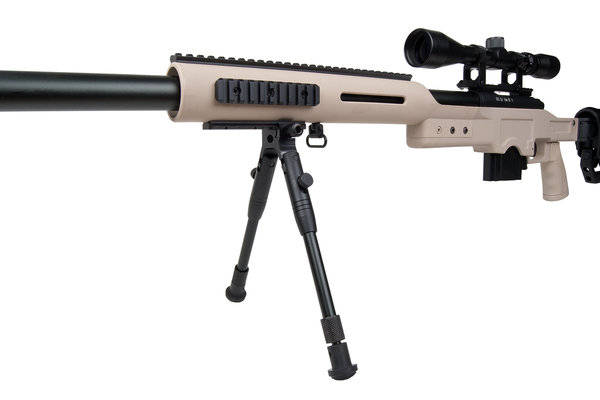 GSG 4410 Sniper tan, Federdruck Airsoftgewehr, ab18 Jahren