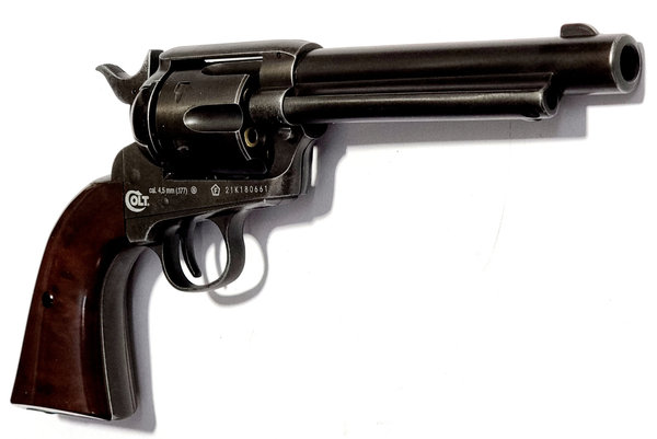Colt Single Action Army 45, 5,5 ", 4,5 mm (.177) BB - Antik Finish Luftpistole, CO2