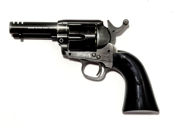 Colt Single Action Army 45 3,5" CO2 Revolver 4,5 mm (.177) BB Custom Shop Edition Antik-Finish, 3,0J
