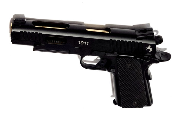 Colt 1911 Custom Kal.4,5 mm BB, Luftpistole CO2, Vollmetall, Hevy Weight, BlowBack, 3 Joule