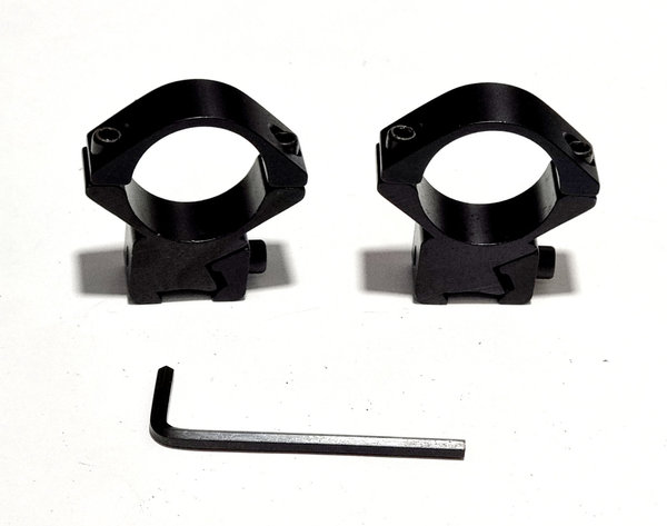 X-SCOPE Montage  Ringe für  11mm Schiene für Luftgewehre, Armbrüste und Softair