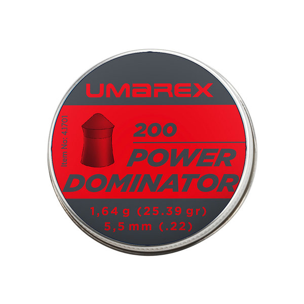 Umarex Power Dominator 1,64g - 200 Stk. 5,5 mm (.22) Airguns Munition