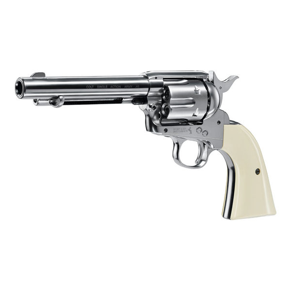 Colt Single Action Army 45 4,5 mm (.177) Diabolos - Nickel-Finish, Airgun, CO2
