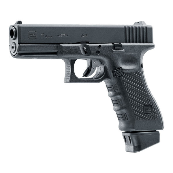 Glock 17 Gen4 6 mm BB Airsoft CO2,  1,0 Joule,  Metallschlitten , Blow Back