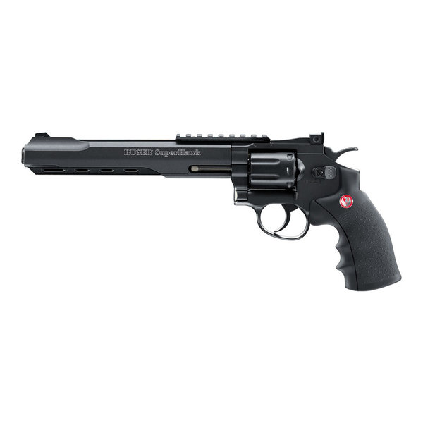 Ruger "SuperHawk 8"6 mm BB - Schwarz Airsoft CO2, 4,0 Joule, Vollmetall, ab 18 J.