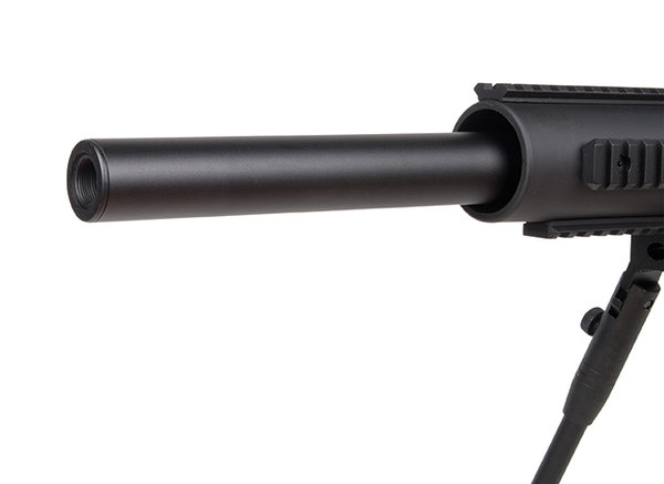 GSG 4410 Sniper 6 mm Federdruck Airsoft Gewehr,1,7 Joule, Set inkl. ZF 3-9x40 und  Zweibein, ab 18 J