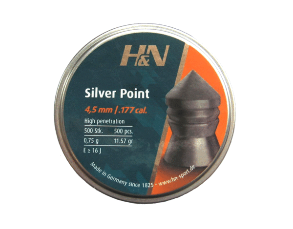 H&N Silver Point - Diabolos - 4,50 mm / .177 cal. - 500 Stück