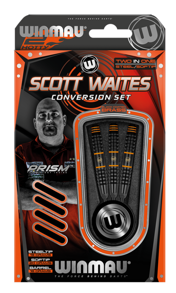 Winmau Scott Waites Steel-/Softdart Conversion-Set 1215-20 g