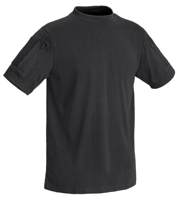 T-Shirt Tactical Kurzarm mit Taschen, Größe: M,  Farbe: Schwarz