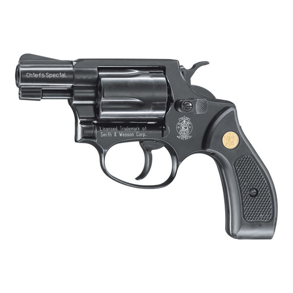 Smith & Wesson Chiefs Special 9 mm R.K. - Schwarz Schreckschusswaffe, Revolver
