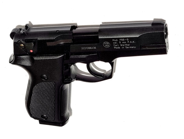 Walther P88 9 mm P.A.K. - Schwarz, Schreckschuss Pistole
