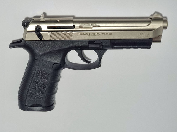 GSG Ekol Firat P92 Magnum vernickelt, 9 mm P.A. Knall, , Schreckschusspistole, ab 18 J