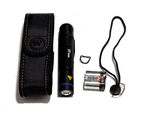Walther Pro SL65  Taktische Taschenlampe. max. 810 Lumen, 3 -Stufig, Wasserdicht bis 15 m