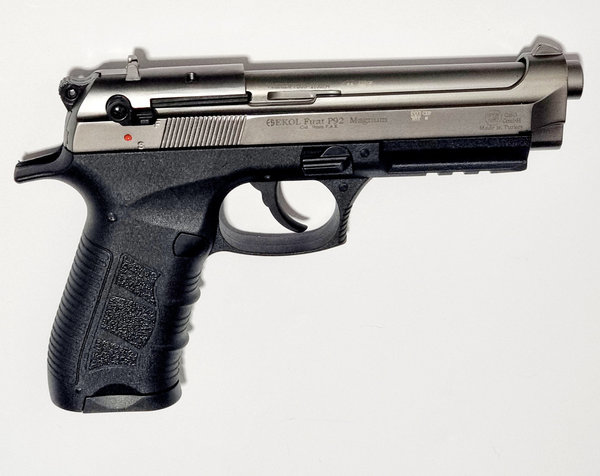 GSG Firat  P92 Magnum titan,  9mm P.A. Knall, Schreckschusspistole