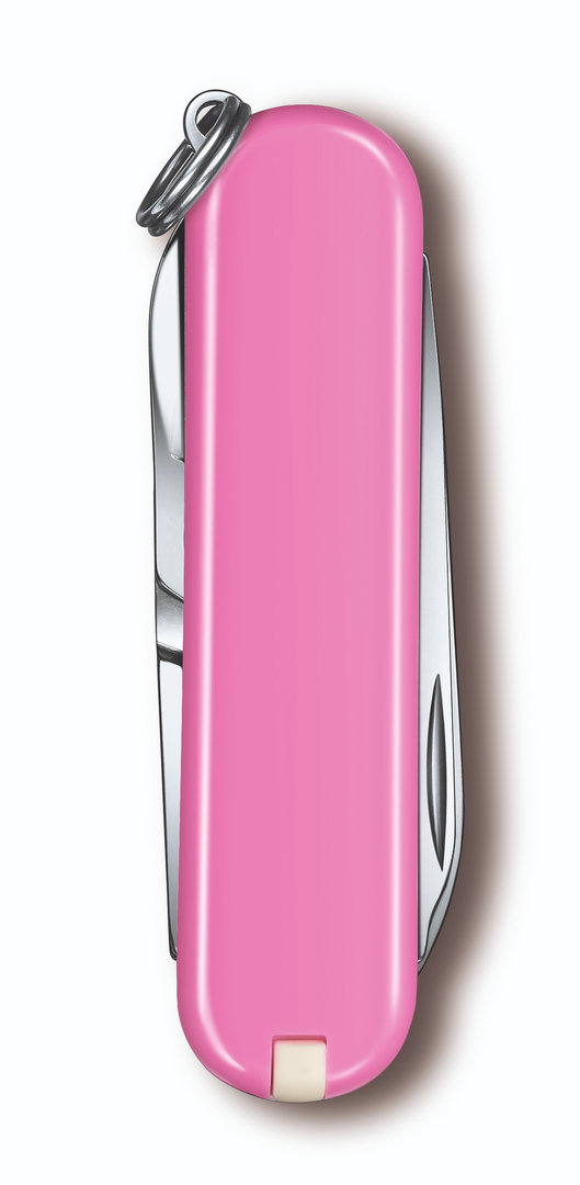 Victorinox Classic rosa , kleines Taschenmesser mit 7 Funktionen