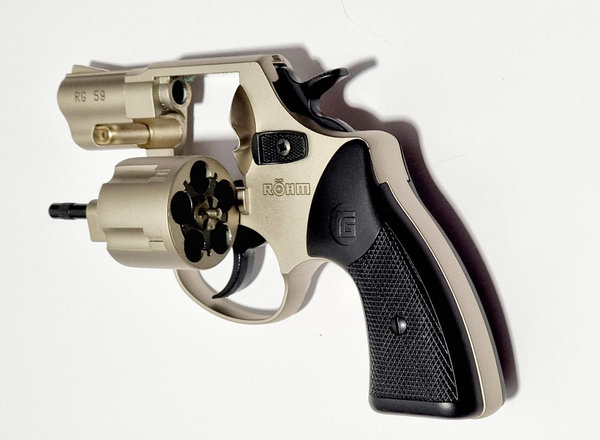 Röhm RG 59 Schreckschuss-Revolver 9 mm R.Knall, vernickelt