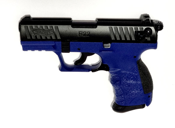 Walther P22Q 9 mm P.A.K. blau- schwarz, 18+, Schreckschuss Pistole