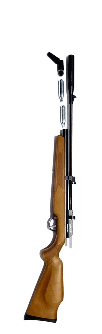 DIANA trailscout wood Luftgewehr Co2 Non Blow Back, Diabolos, 4,5 mm (.177), 7,5 Joule, max. 170 m/s