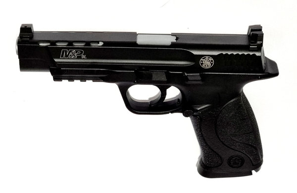 Smith & Wesson M&P 9L, 4,5 mm (.177) BB - Schwarz Luftpistole CO2, Blow Back