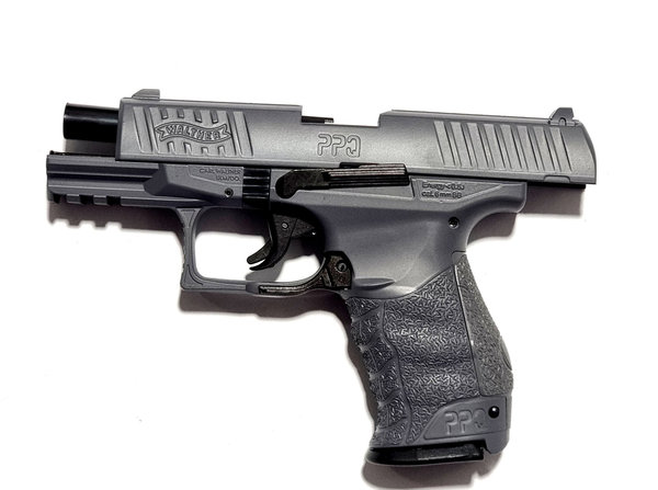 Walther PPQ HME 6 mm BB Airsoft Federdruck Pistole,  Metal Grey, 0,5 Joule, ab 14 J.