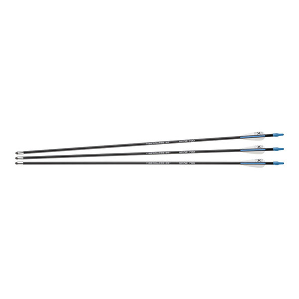 NXG Youth Fiberglass Arrows 26 Zoll, Spine 700, 3 Stk. Pfeile
