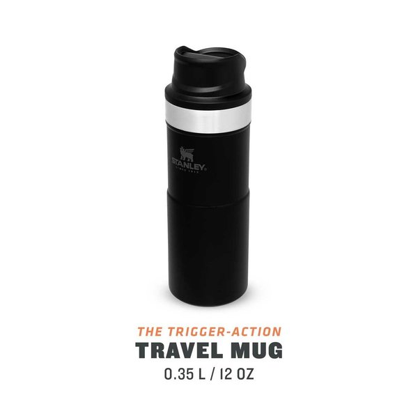 Stanley  Travel Mug 350 ml in schwarz - Kaffee- oder Teebecher für unterwegs