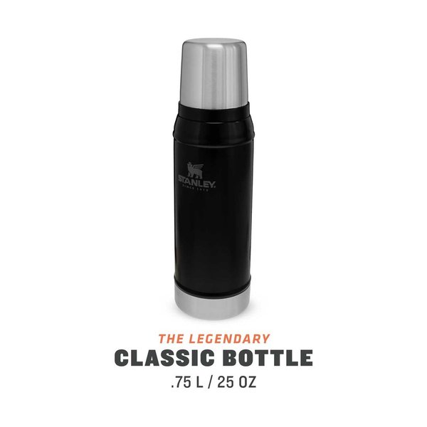 Stanley Classic Vakuum Flasche 0,75 l schwarz-  bis zu 20 Stunden heiß oder kalt