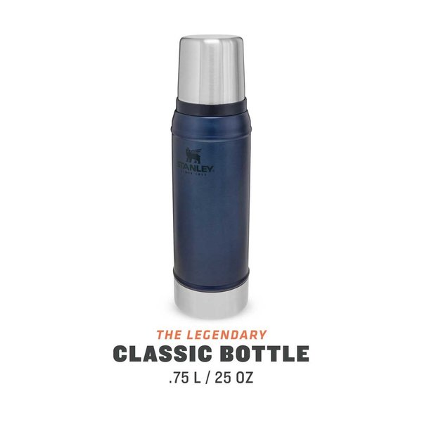 Stanley Classic Vakuum-Flasche 0,75 l blau - bis zu 20 Stunden heiß oder kalt