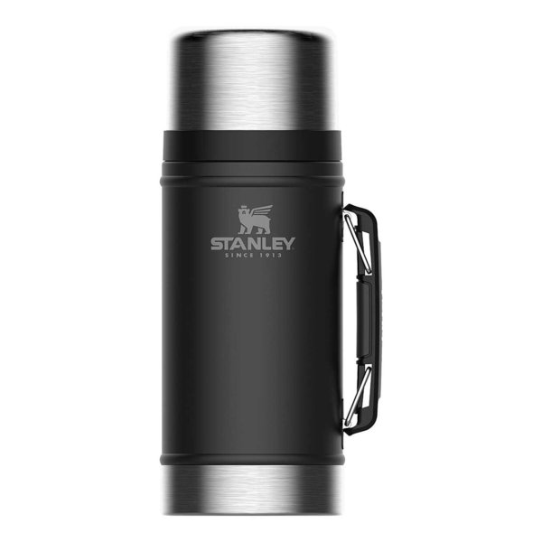 Stanley Classic Food Container 0,94 L -  matt schwarz - bis zu 20 Stunden heiß oder 24 Stunden kalt