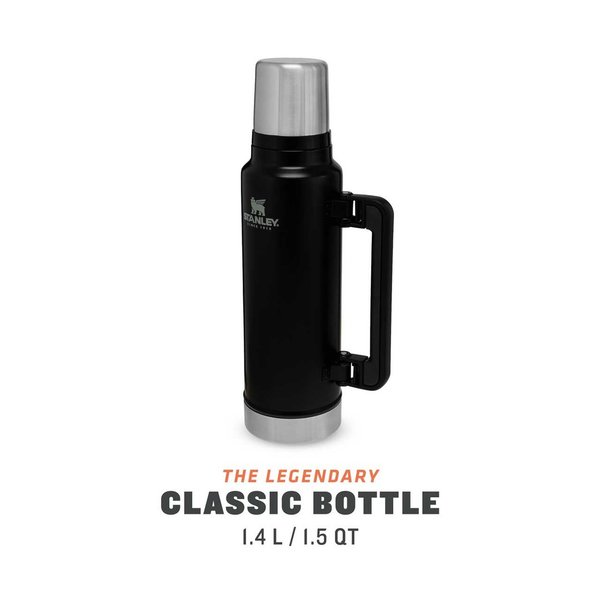 Stanley Classic Vakuum Flasche 1,4 L. schwarz -bis zu 40 Stunden heiß oder 35 Stunden kalt