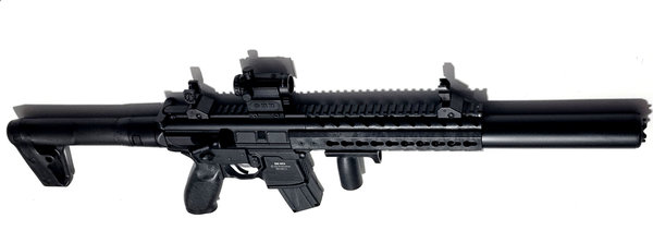 Sig Sauer MCX inkl. SIG 20R Red Dot - Druckluft Co2 Gewehr, 4,5 mm, frei ab 18 J.