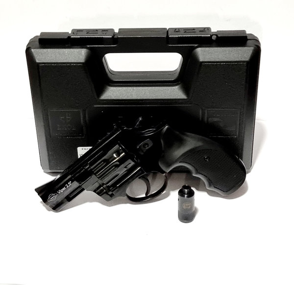 Ekol Viper 2,5'' , 9 mm R.K. - Gas-Signal Revolver, schwarz