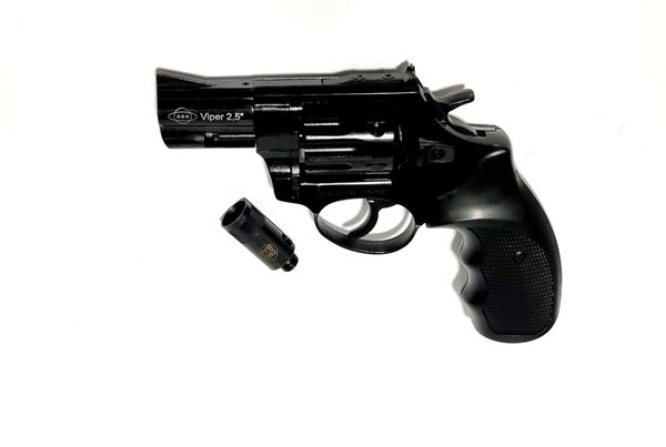 Ekol Viper 2,5'' , 9 mm R.K. - Gas-Signal Revolver, schwarz