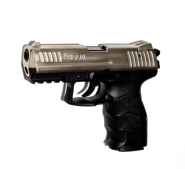H&K P30 9 mm P.A.K, Steel-Finish, Schreckschuss Pistole, ab 18 Jahren